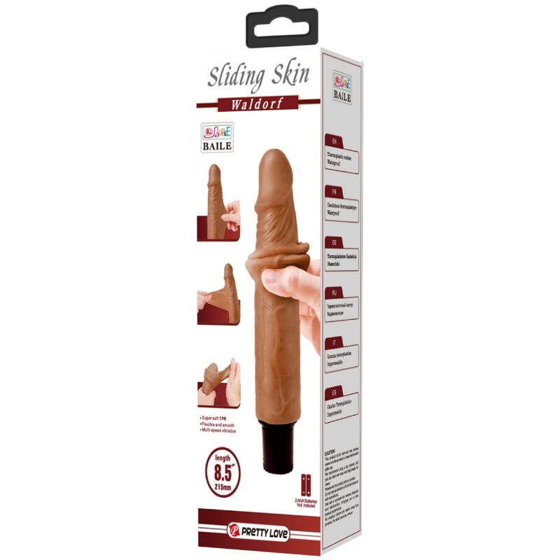 PRETTY LOVE - Waldorf Realistisk vibrator 18 cm