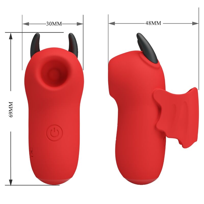 PRETTY LOVE - Magic Devil Fingerstimulator med Tapping & Elektro