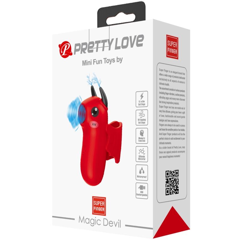 PRETTY LOVE - Magic Devil Fingerstimulator med Tapping & Elektro