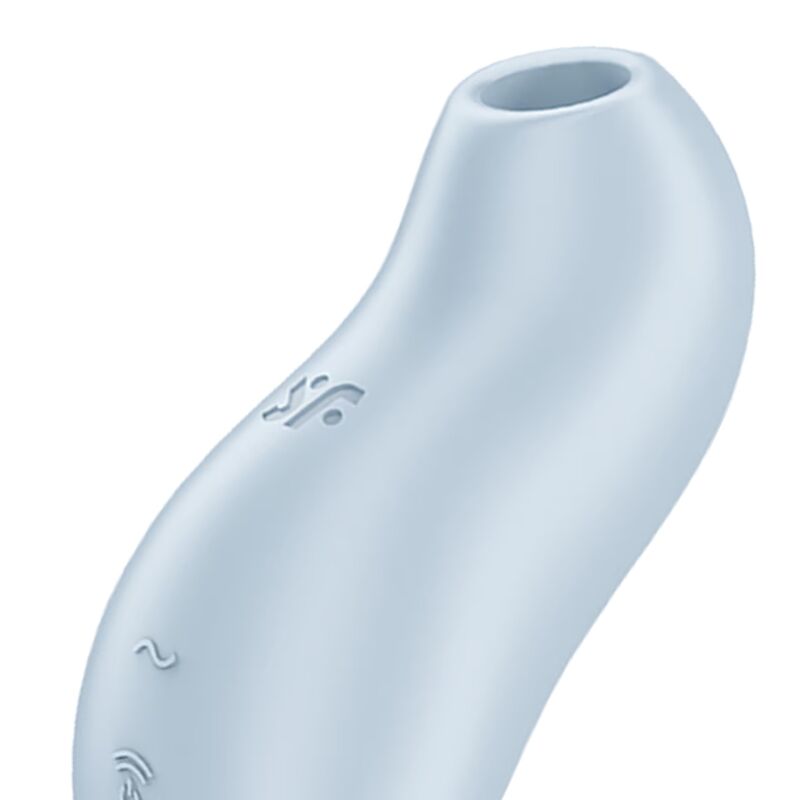 SATISFYER - Pocket Pro 1 Lufttrykksvibrator Lyseblå