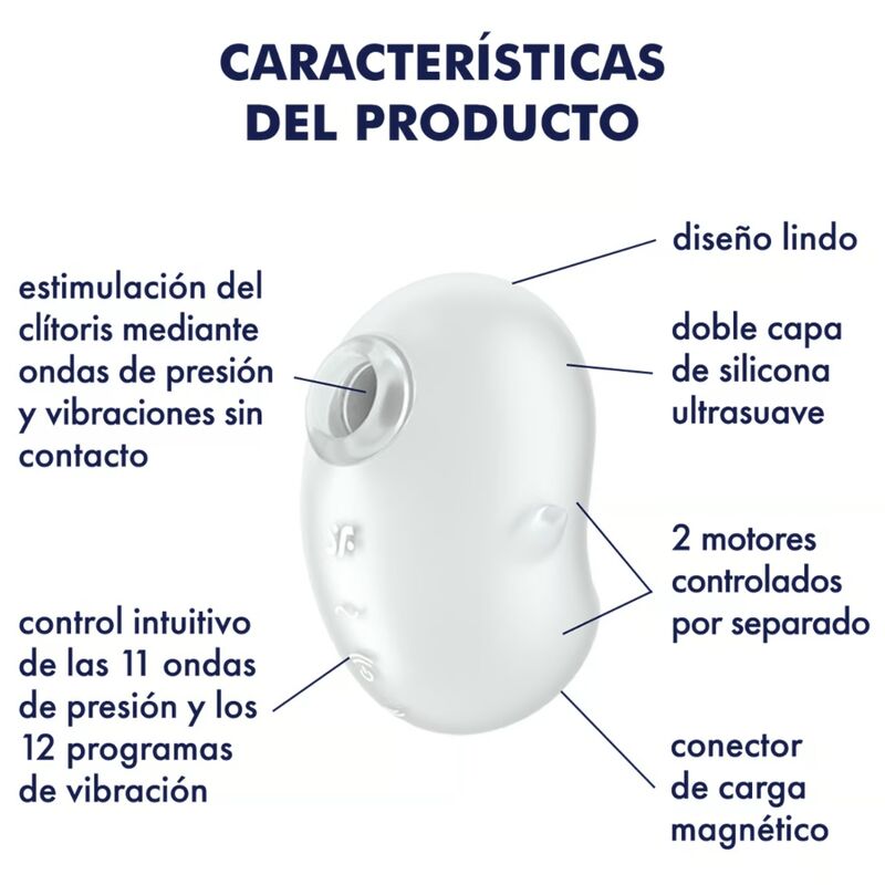 SATISFYER - Cutie Ghost Påleggsvibrator