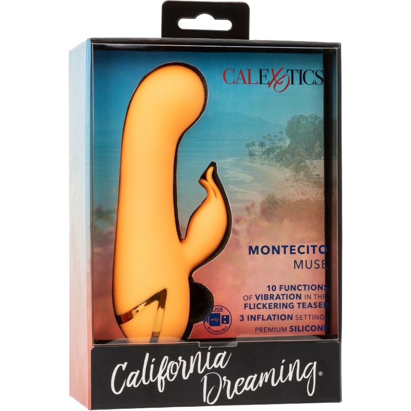 CALEXOTICS - California Dreaming Montecito Muse Rabbitvibrator med oppblåsing