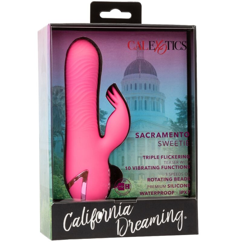CALEXOTICS - California Dreaming Sacramento Sweetie Rabbitvibrator med rotasjon