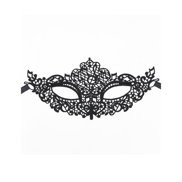 QUEEN LINGERIE - Blondemaske Sort Modell 1