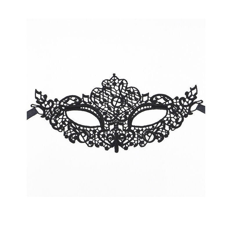 QUEEN LINGERIE - Blondemaske Sort Modell 1