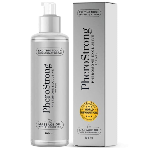 PHEROSTRONG - Exclusive massasjeolje med feromoner til menn 100 ml