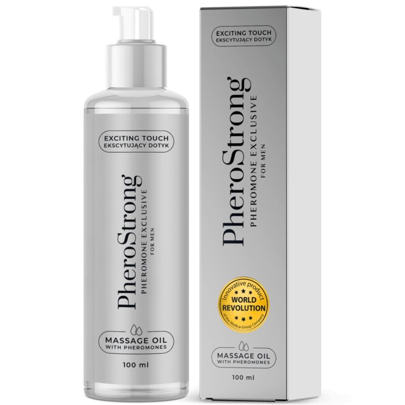 PHEROSTRONG - Exclusive massasjeolje med feromoner til menn 100 ml