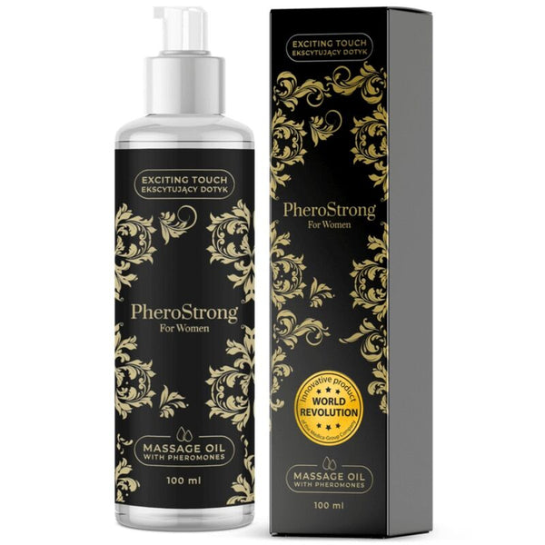 PHEROSTRONG - Massasjeolje med feromoner til kvinner 100 ml
