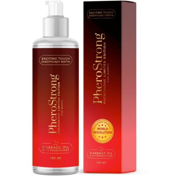 PHEROSTRONG - Limited Edition massasjeolje med feromoner til kvinner 100 ml