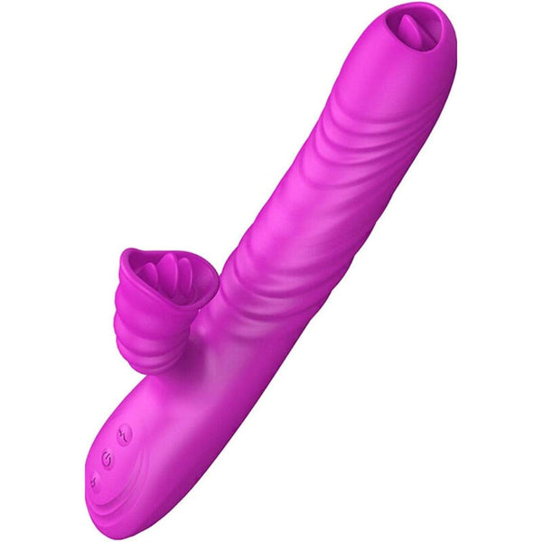 ARMONY - Angelia Multifunksjonsvibrator med dobbel tunge og varme