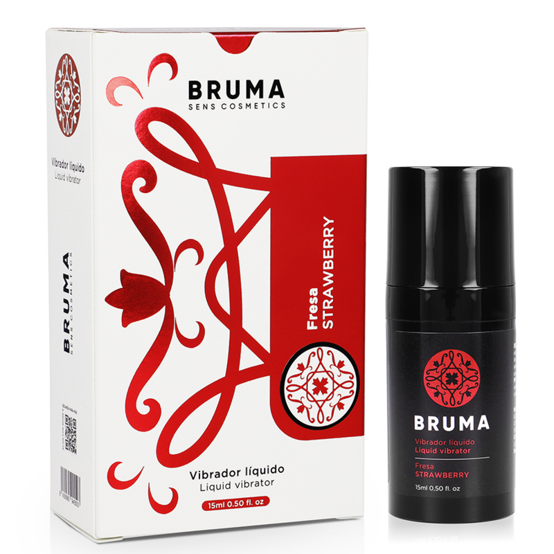BRUMA - Liquid Vibrator Ultra Glidende Jordbær 15 ml