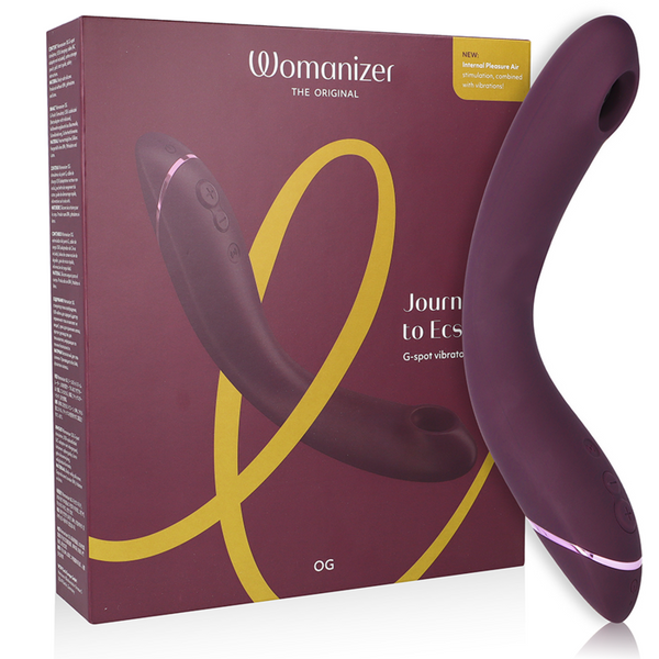 WOMANIZER - OG G-punktsvibrator Aubergine