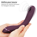 WOMANIZER - OG G-punktsvibrator Aubergine