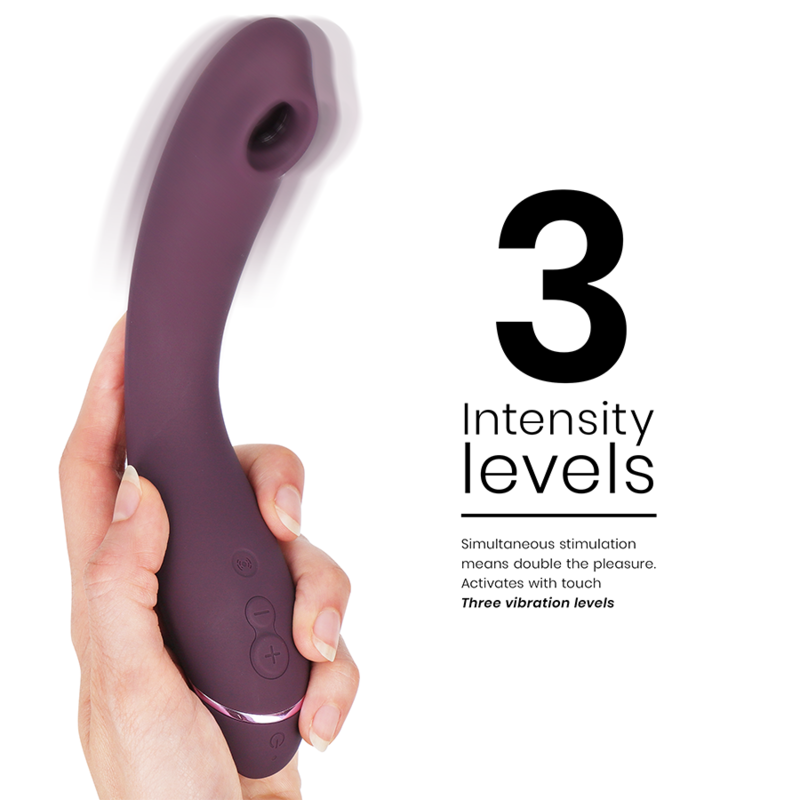WOMANIZER - OG G-punktsvibrator Aubergine