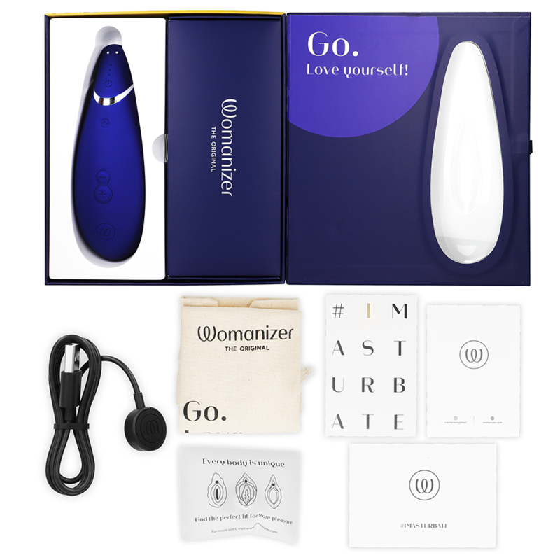 WOMANIZER - Premium 2 Klitorisstimulator Blåbær