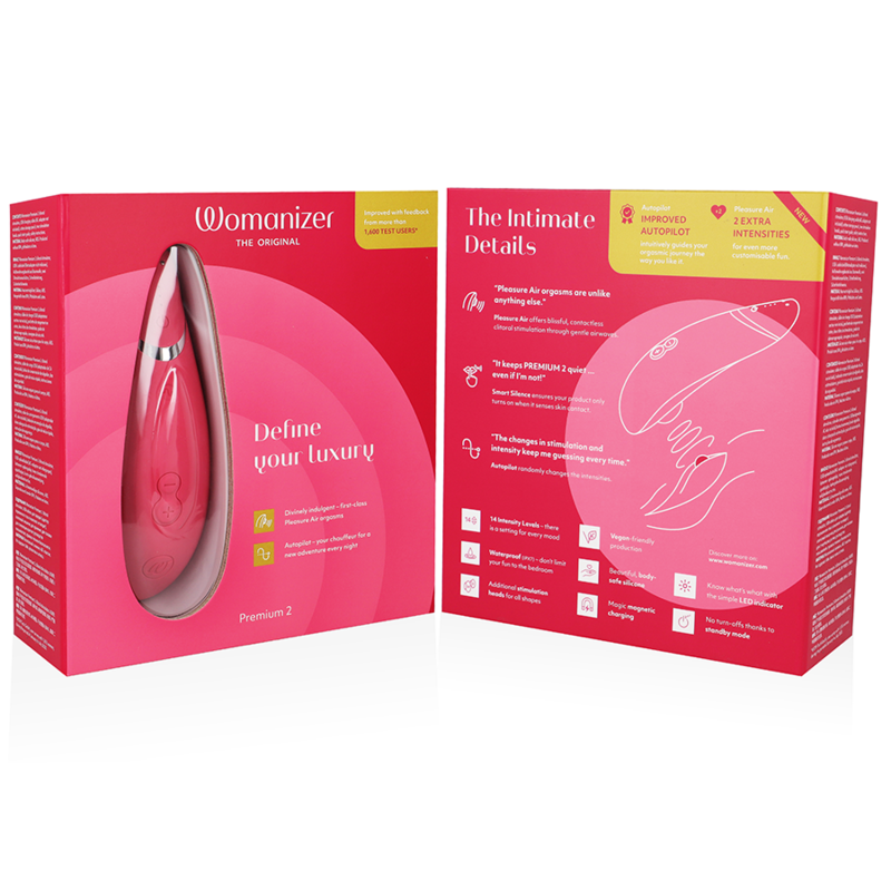 WOMANIZER - Premium 2 Klitorisstimulator Bringebær