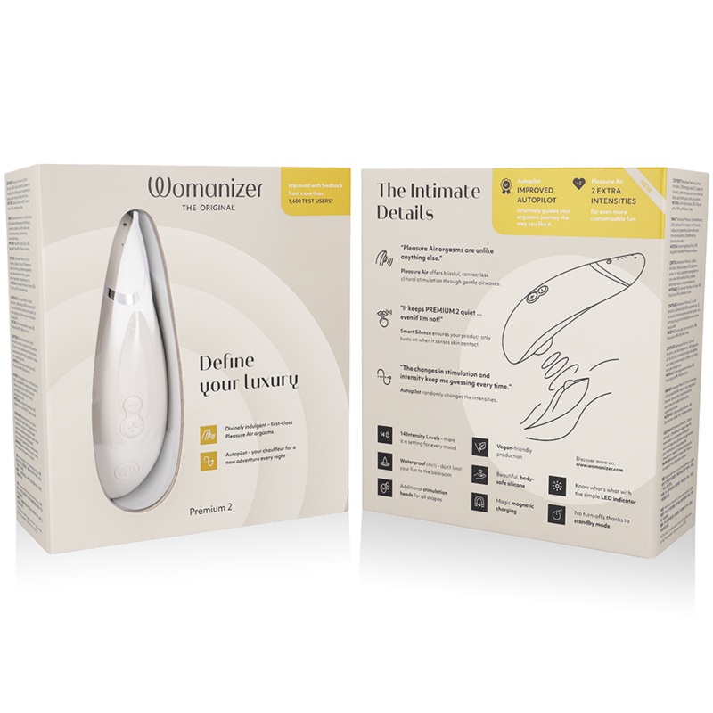 WOMANIZER - Premium 2 Klitorisstimulator Varmgrå