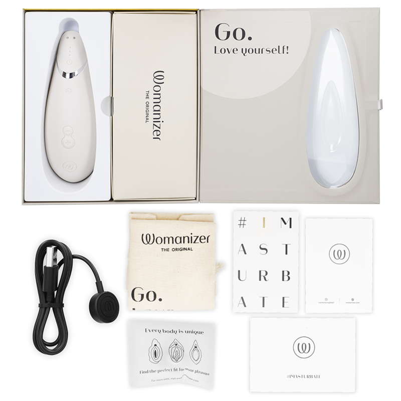 WOMANIZER - Premium 2 Klitorisstimulator Varmgrå