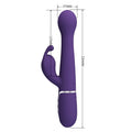 PRETTY LOVE - Dejon 3-i-1 Rabbitvibrator Lilla