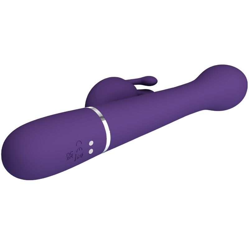 PRETTY LOVE - Dejon 3-i-1 Rabbitvibrator Lilla