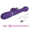 PRETTY LOVE - Dejon 3-i-1 Rabbitvibrator Lilla