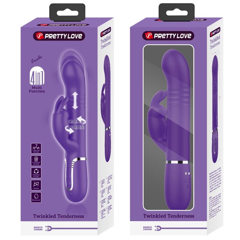 PRETTY LOVE - Coale Rabbitvibrator 4-i-1