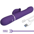 PRETTY LOVE - Zalin Rabbitvibrator med kuler 4-i-1