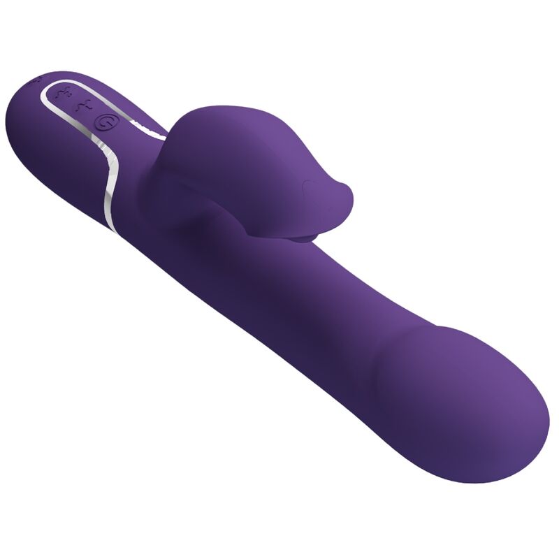 PRETTY LOVE - Zalin Rabbitvibrator med kuler 4-i-1