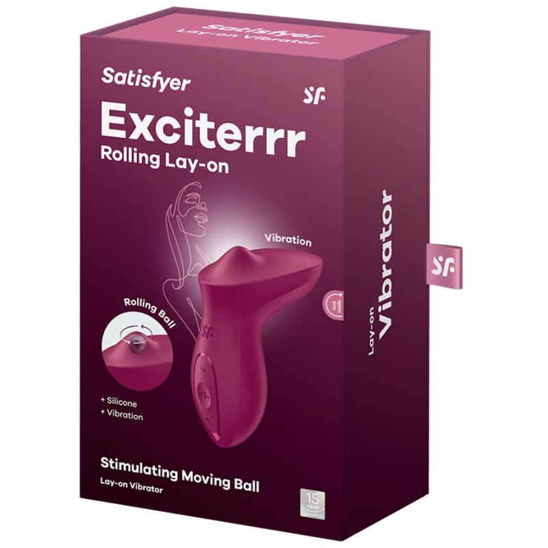 SATISFYER - Exciterrr Påleggsvibrator Bær