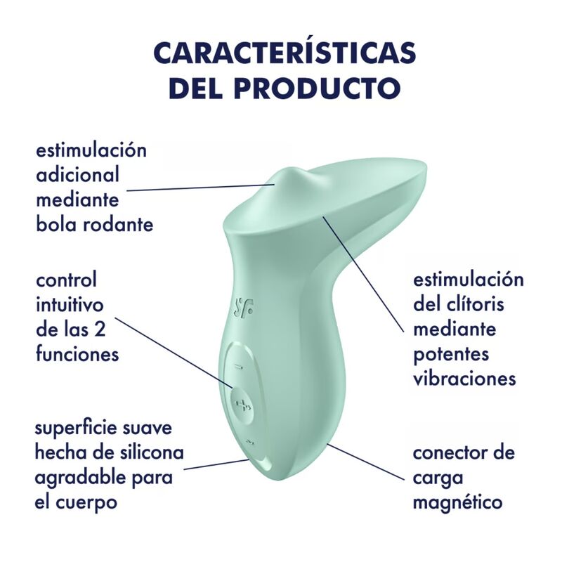 SATISFYER - Exciterrr Påleggsvibrator Mynte