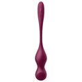SATISFYER - Love Birds Vary Knipekuler med gratis app Vinrød