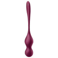 SATISFYER - Love Birds Vary Knipekuler med gratis app Vinrød