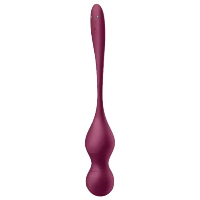 SATISFYER - Love Birds Vary Knipekuler med gratis app Vinrød