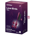 SATISFYER - Love Birds Vary Knipekuler med gratis app Vinrød