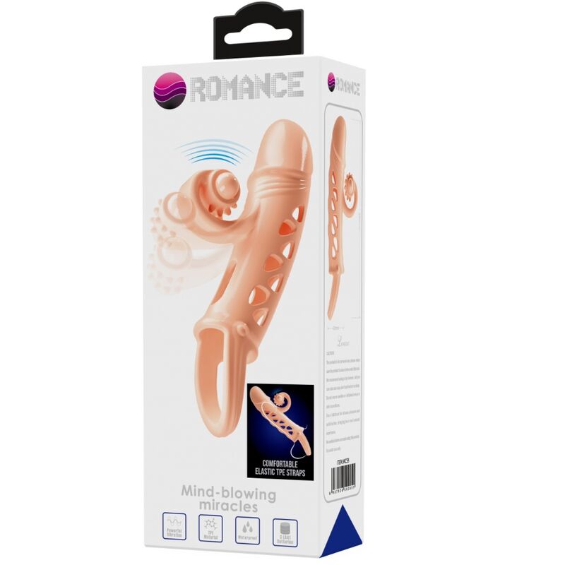 ROMANCE - Penissleeve med pungring Flesh