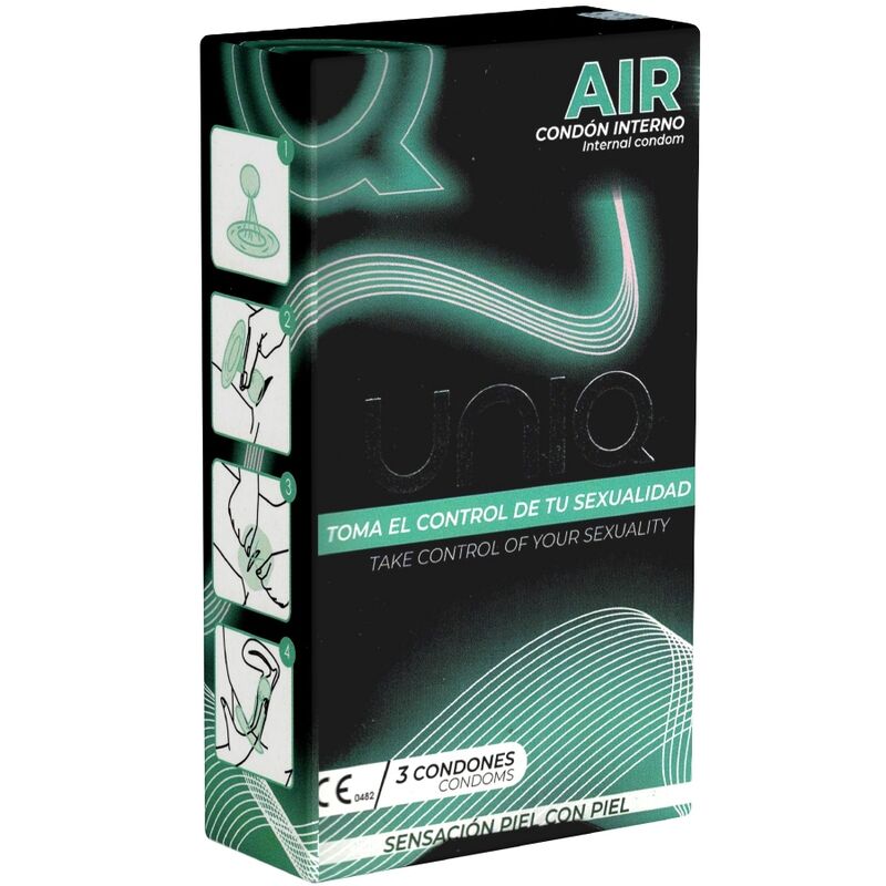 UNIQ - Air Femidom Lateksfri 3-Pack