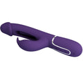 PRETTY LOVE - Kampas 3-i-1 Rabbitvibrator med tunge