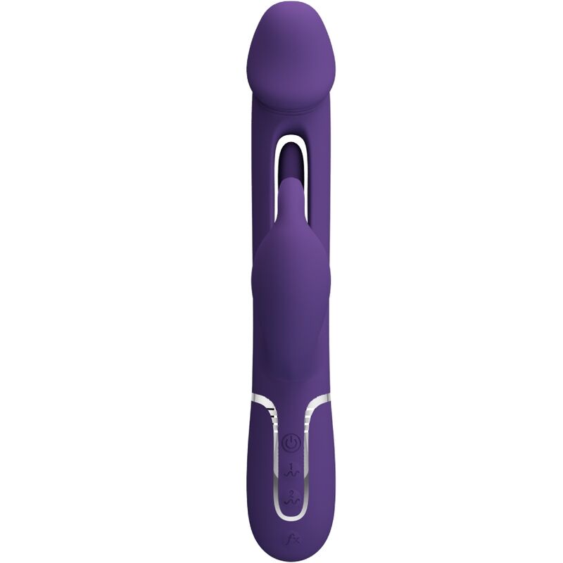 PRETTY LOVE - Kampas 3-i-1 Rabbitvibrator med tunge