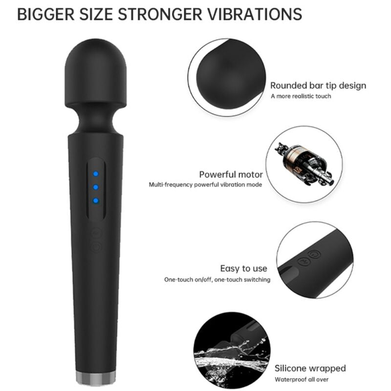 ARMONY - X Power Large Wand-massasjeapparat 7 vibrasjoner