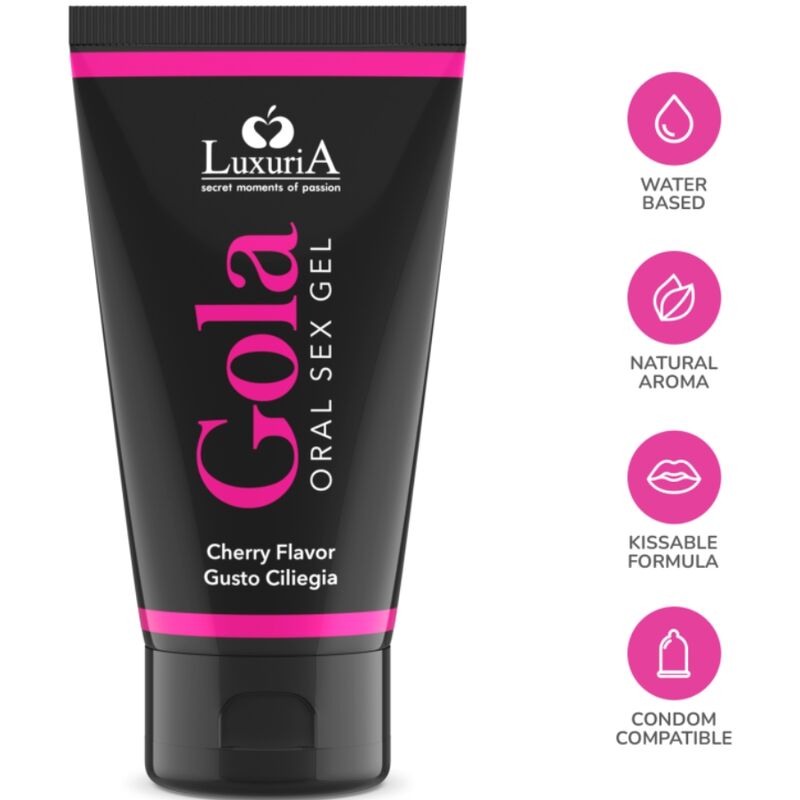 INTIMATELINE LUXURIA - Oralsex-gel Kirsebær 50 ml