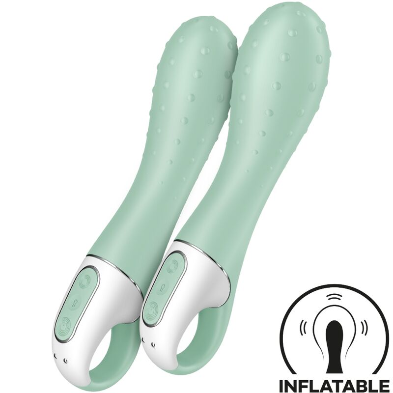SATISFYER - Air Pump Vibrator 3 Oppblåsbar G-punktsvibrator Mynte