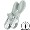 SATISFYER - Air Pump Booty 3 Oppblåsbar analvibrator Grågrønn