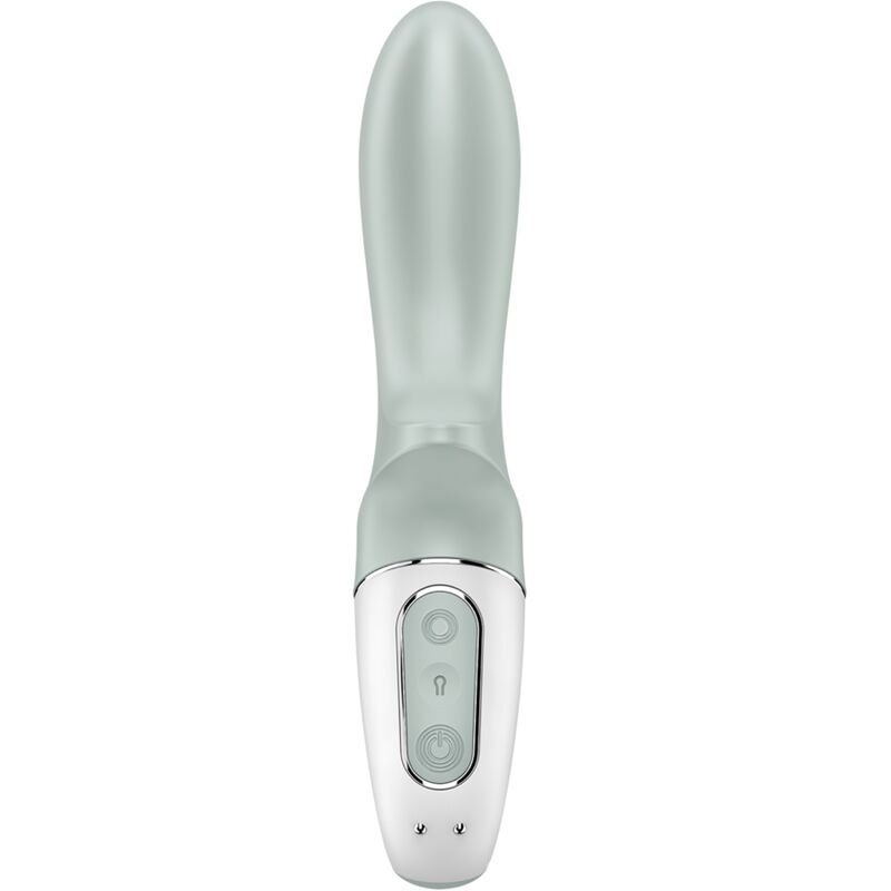 SATISFYER - Air Pump Booty 3 Oppblåsbar analvibrator Grågrønn