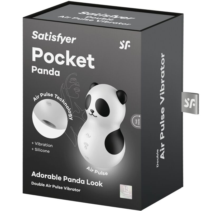 SATISFYER - Pocket Panda Lufttrykksvibrator