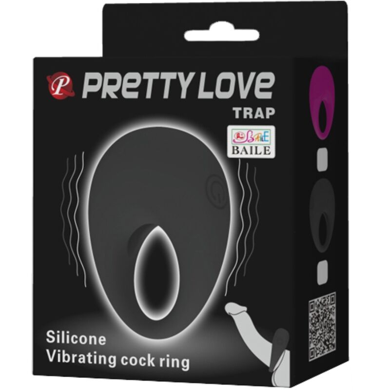 PRETTY LOVE - Vibrerende Penisring Sort