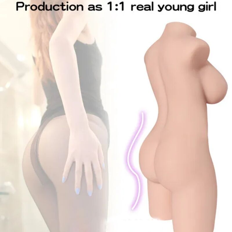 ARMONY - Realistisk kvinnelig torso-dukke Modell 6