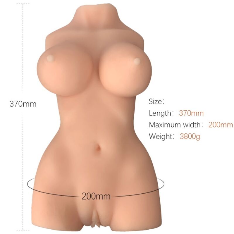 ARMONY - Realistisk kvinnelig torso-dukke Modell 7