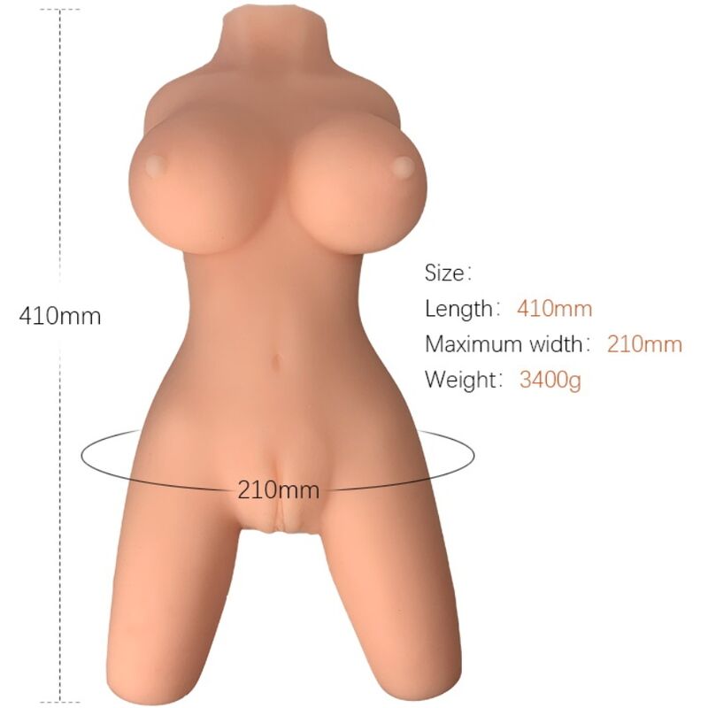 ARMONY - Realistisk kvinnelig torso-dukke Modell 8