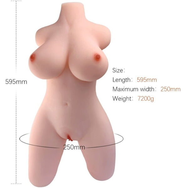 ARMONY - Realistisk kvinnelig torso-dukke Modell 2