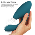 WOMANIZER - Duo 2 Rabbitvibrator Blå Petrol